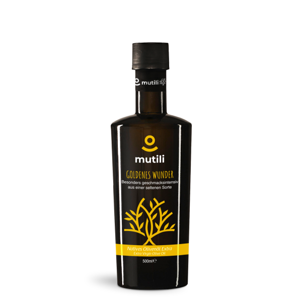 mutili Goldenes Wunder Olivenöl Nativ Extra Virgin Besonders Geschmacksintensiv 500 ml