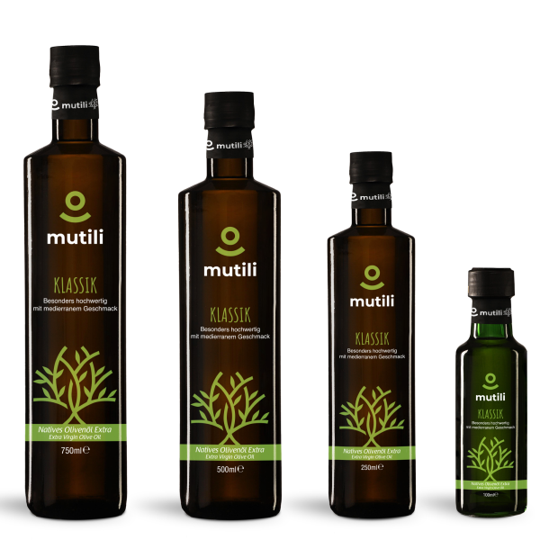 mutili Klassik Natives Olivenöl Extra Virgin Mediterraner Geschmack